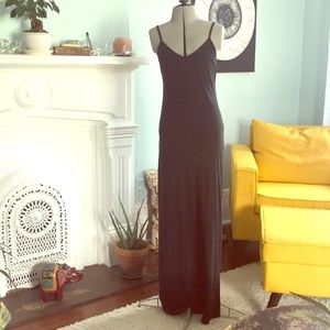 Black maxi dress